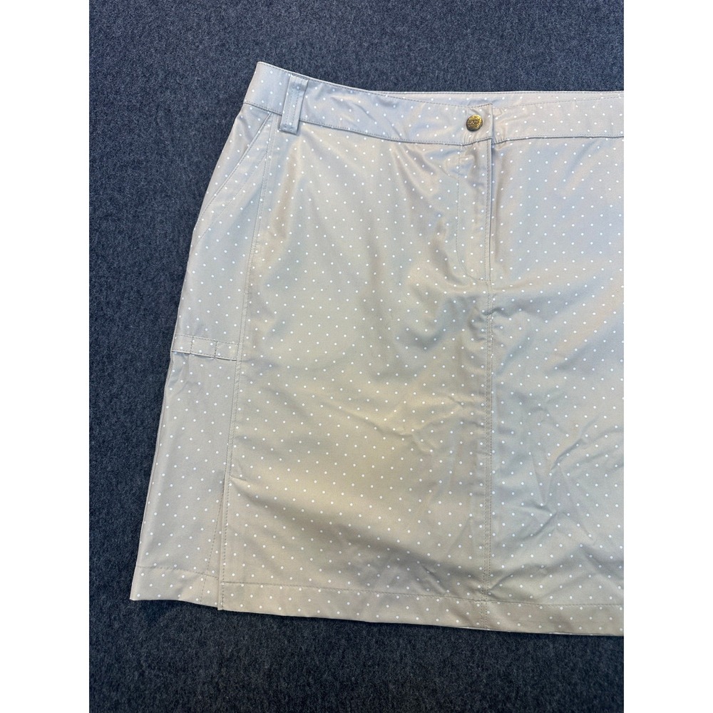Chico's Zenergy Golf Women's Polka Dot Tennis Skort Size 2 Large 12 Pickleball - Picture 4 of 15